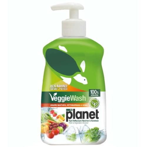 My Planet VeggieWash Fruit & Vegetable Liquid Cleaner Υγρό Καθαρισμού για την Ασφαλή Κατανάλωση Φρούτων & Λαχανικών 450ml